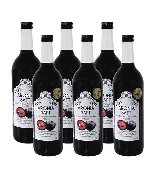 Bio Aronia Saft im 6er Pack